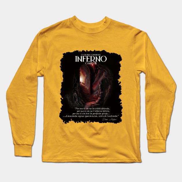 INFERNO - Canto III #2 Long Sleeve T-Shirt by Modyllo